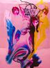 He lived on the KFC Classic Zinger burger with cheese and bacon by Dale Frank contemporary artwork Mixed Media