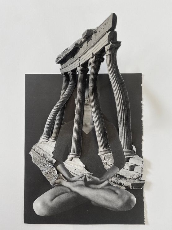 From the series Unstable Monument by Lucia Tallova contemporary artwork Works on Paper
