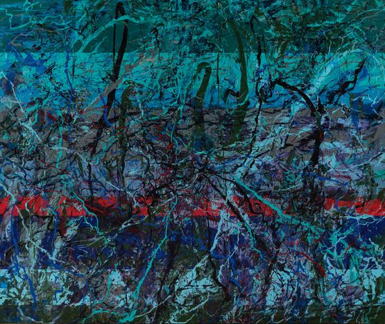 Within the Pulse of Time by Ava Hsueh contemporary artwork Painting