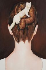 The Whitest Friend by Xiao Hanqiu contemporary artwork painting