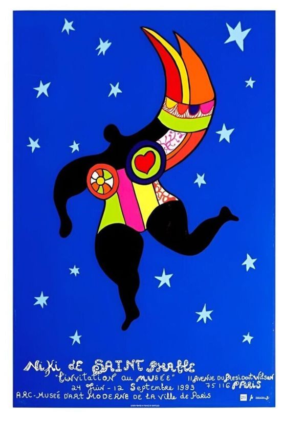 Niki de Saint Phalle Musee DArt Moderne Paris 1993 original Serigraphy by Niki De Saint Phalle contemporary artwork Print