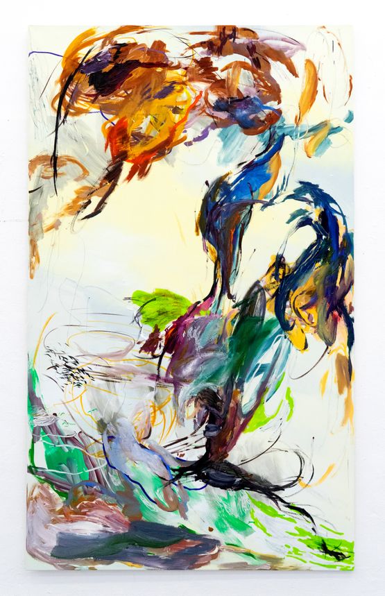 When He Was Writing the Song No.2 by Xiyao Wang contemporary artwork Painting