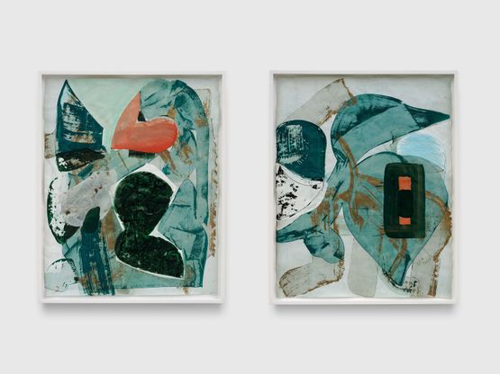 LI2 and LI3 by Amy Sillman contemporary artwork Works on Paper