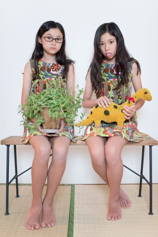 Playing Twins by Hisaji Hara  Natsumi Hayashi contemporary artwork Photography