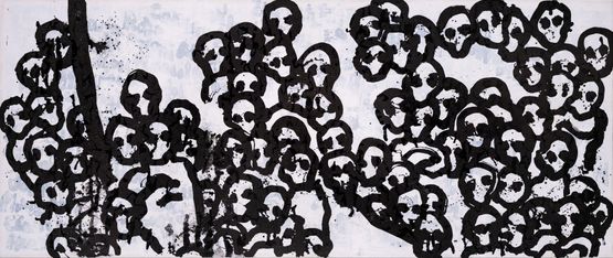 Untitled right by Yang Jiechang contemporary artwork Painting