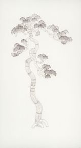 Pine III by Zhang Xiaoli contemporary artwork works on paper