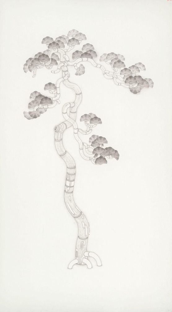 Pine III by Zhang Xiaoli contemporary artwork Works on Paper