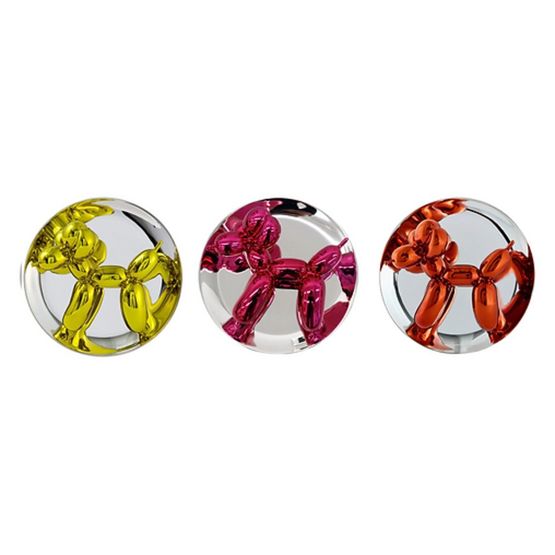 Ballon Dogs - complete set of 3 by Jeff Koons contemporary artwork Sculpture