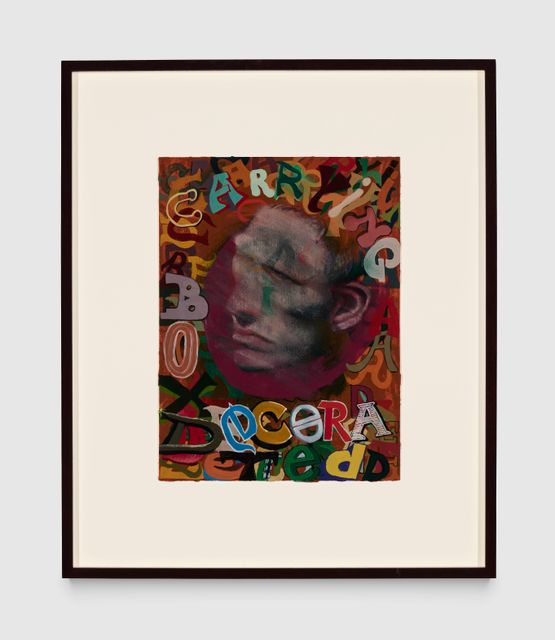 The clown by Bendt Eyckermans contemporary artwork Works on Paper
