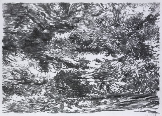 Clouds 2 by Meng Huang contemporary artwork Works on Paper