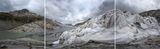 Rhonegletscher II Triptychon by Thomas Wrede contemporary artwork painting