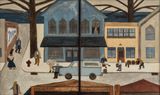 Lake Town by James P. Morse contemporary artwork painting
