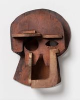 Psychedelic Construction Mask IV by Thomas Houseago contemporary artwork sculpture