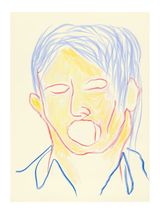 Face and Mask 36 by Carlos Amorales contemporary artwork drawing works on paper