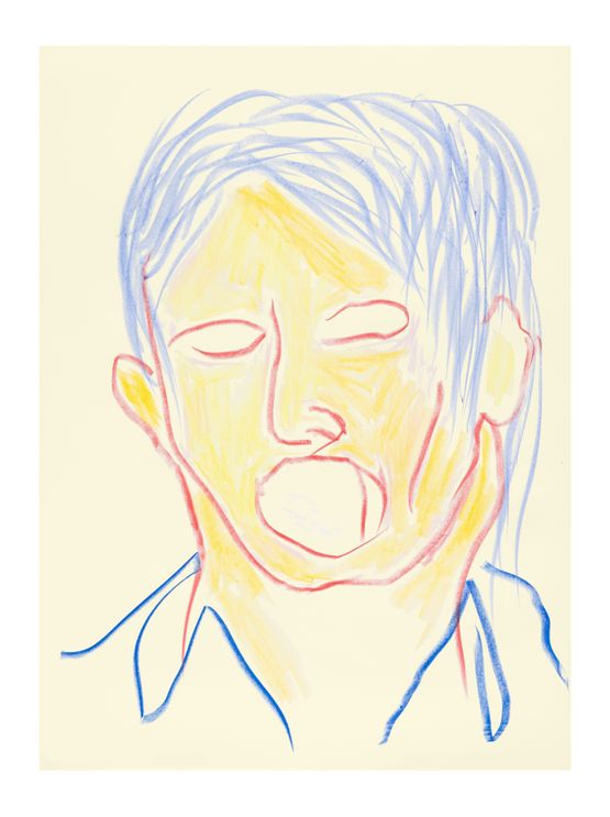 Face and Mask 36 by Carlos Amorales contemporary artwork Works on Paper