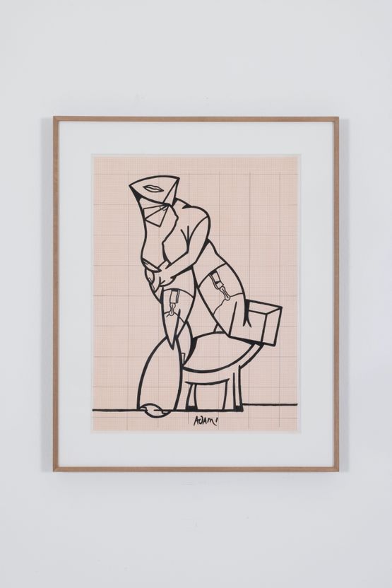 Untitled by Valerio Adami contemporary artwork Works on Paper