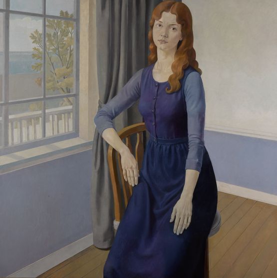 The Patience of Blue by Von Wolfe contemporary artwork Painting
