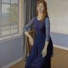 The Patience of Blue by Von Wolfe contemporary artwork Painting