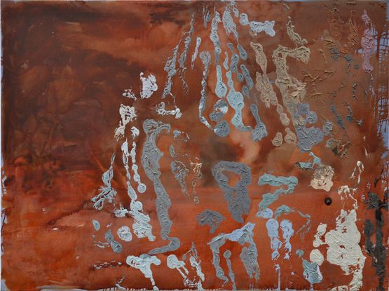 Seasonal Rub by Hanneline Rgeberg contemporary artwork Painting