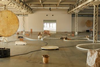 Contemporary art exhibition Tarek Atoui Waters Witness at Mathaf Arab Museum of Modern Art Doha Qatar