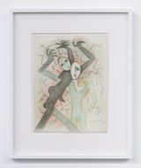 The Man Who Could Not Control Himself by Beatrice Wood contemporary artwork drawing works on paper