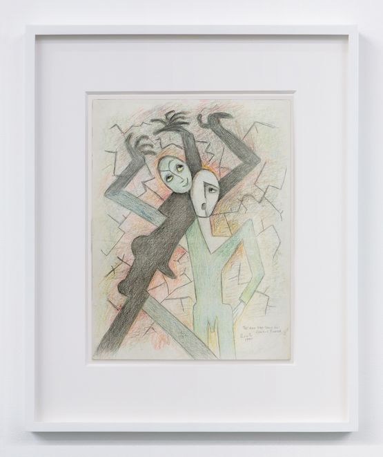 The Man Who Could Not Control Himself by Beatrice Wood contemporary artwork Works on Paper