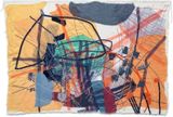 Clustering Thoughts by Jade Fadojutimi contemporary artwork textile