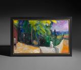 The Track Down to Marias Casole by Sargy Mann contemporary artwork painting