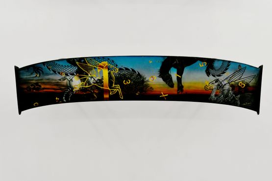 Battle of the myths by Ronald Ventura contemporary artwork Painting