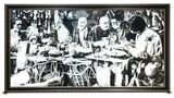 La Paz Supper The Last Feast by Leslie De Chavez contemporary artwork mixed media