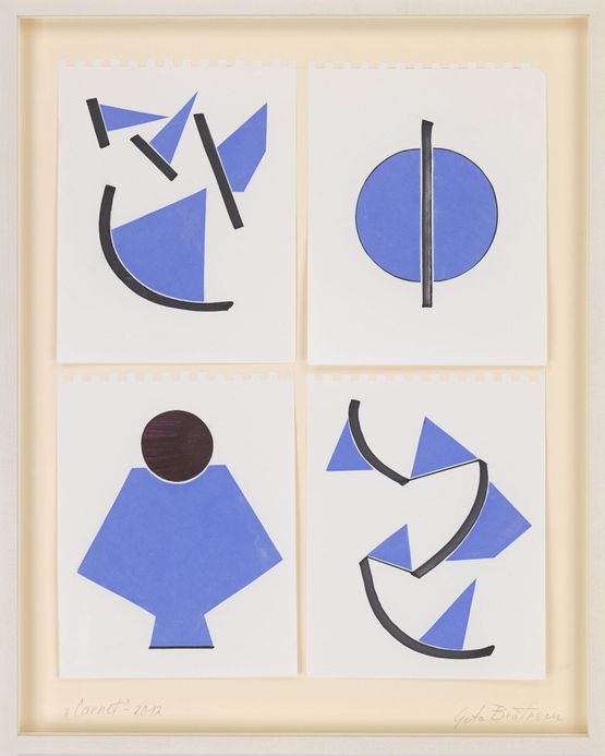 Carnet Notebook by Geta Bratescu contemporary artwork Works on Paper