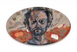 I Love Myself - Mirror by Esref Yldrm contemporary artwork painting mixed media