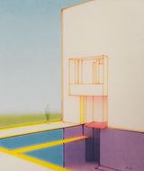 Where Mist Stays by Lov-Lov contemporary artwork works on paper