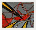 Abstract Red Birds by Frank Walter contemporary artwork Painting