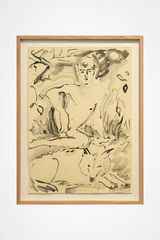 Wolf Boy by Luke Edward Hall contemporary artwork works on paper