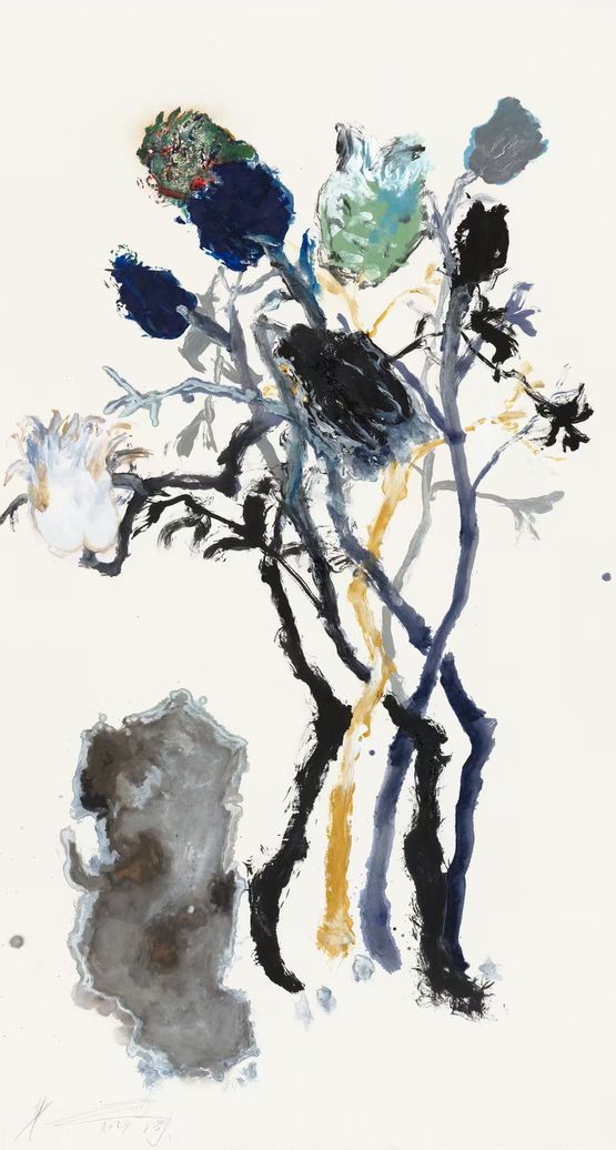 Fairy Flowers by Wei Ligang contemporary artwork Works on Paper