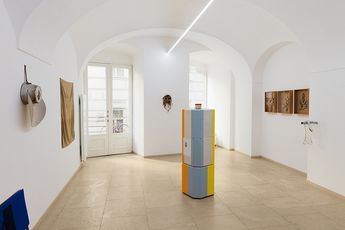 Contemporary art exhibition Group Exhibition gewendet  angewendet  angewandt at Galerie nachst St. Stephan Rosemarie Schwarzwalder Domgasse 6 Austria