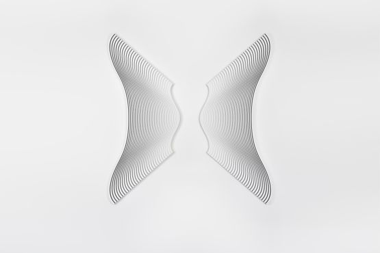 A fragment delay by Philippe Decrauzat contemporary artwork Works on Paper