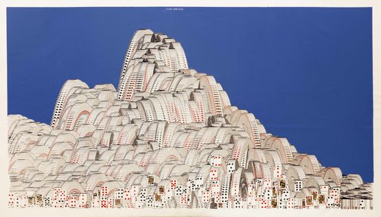 Click and Win Cobalt No.1 by Quan Wenfei contemporary artwork Painting