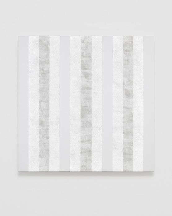 Untitled Multiband and White by Mary Corse contemporary artwork Painting