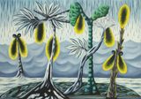 Horizont 20 Groer gelber Samen by Hartmut Neumann contemporary artwork painting