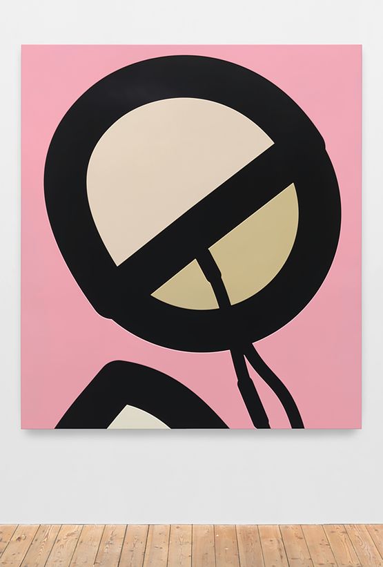 Woollen cap by Julian Opie contemporary artwork Painting