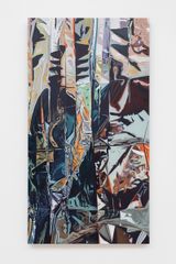 Double Figure Night by Lewis Miller contemporary artwork painting