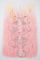 Interior. Conducto medular by Galia Eibenschutz contemporary artwork drawing