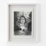 Aman Tokyo Discovery on the River II by Daniel Arsham contemporary artwork drawing