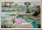 The River Garden by Billy Childish contemporary artwork Print