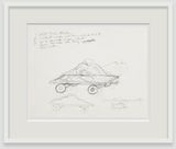 Concrete Juggernaut Boston Project by Robert Smithson contemporary artwork drawing works on paper