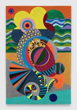 Onde Nascem os Girassois I by Beatriz Milhazes contemporary artwork painting
