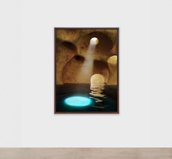 Cavern with Skylights V by James Casebere contemporary artwork Print