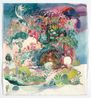 Paysage Rose by Tamaris Borrelly contemporary artwork Works on Paper